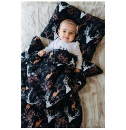 Dark Bamboo Bedding Set for Infants