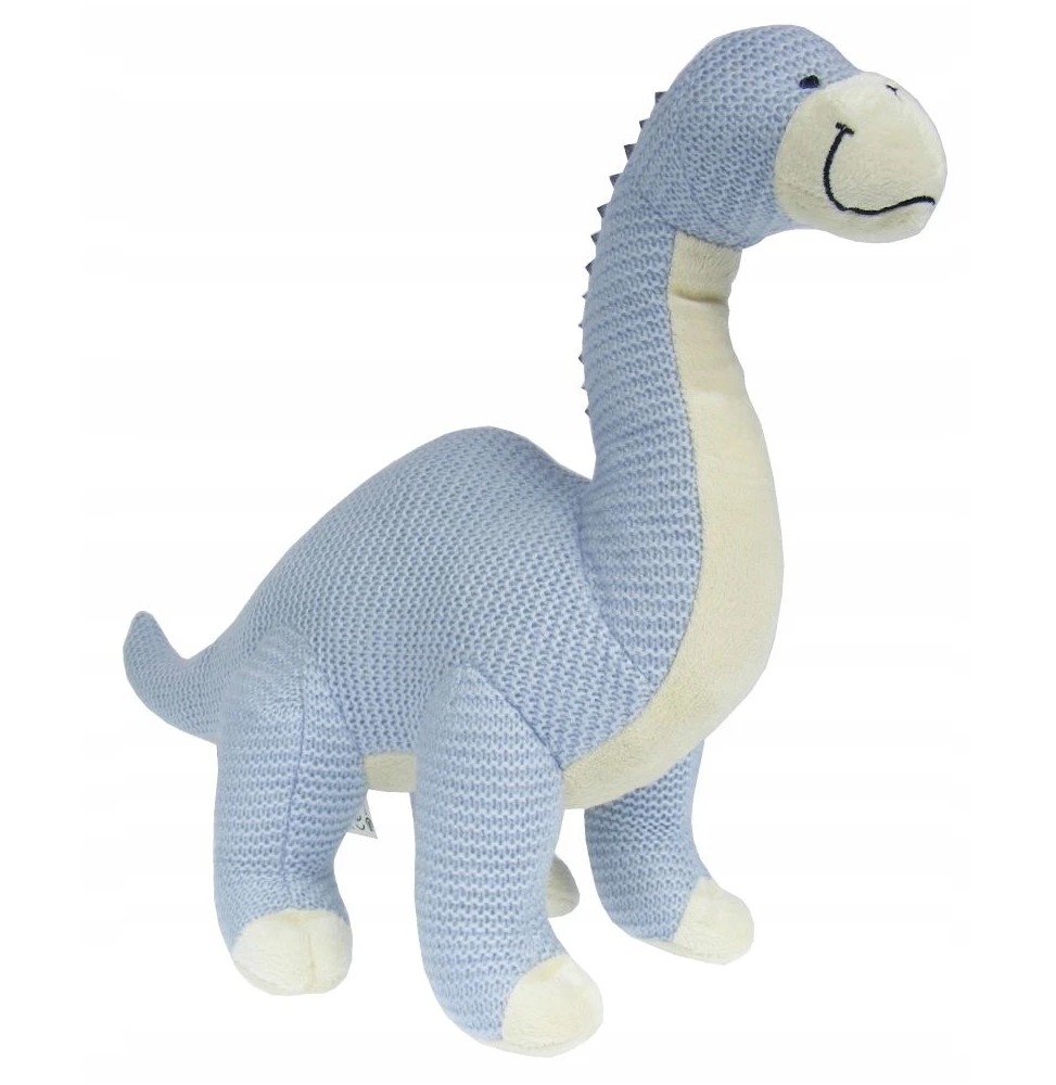 Niebieski dinozaur maskotka 45cm