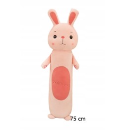 Długi różowy królik maskotka poduszka 75 cm