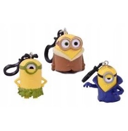 Minions Set of 3 Keychain Figurines