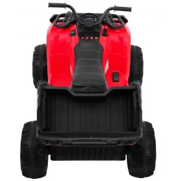 Red XL ATV Quad for Kids - 4x4 Drive, LED Audio