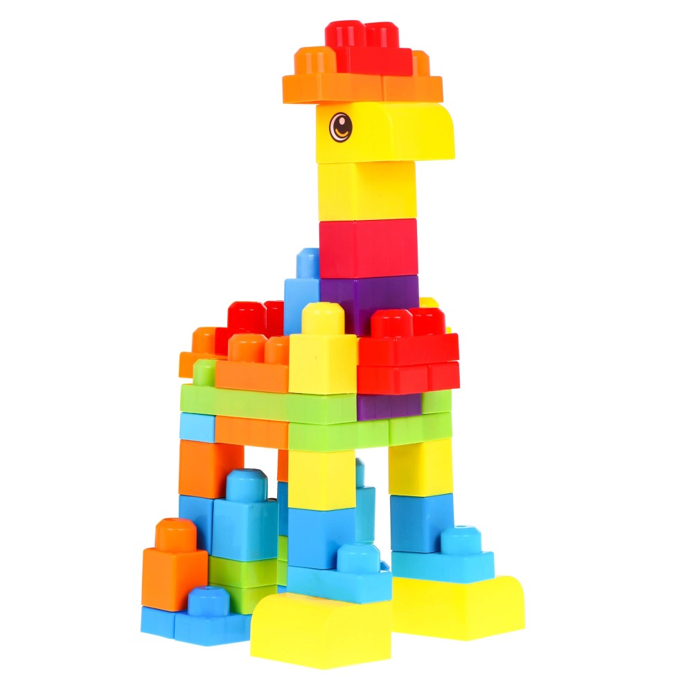 68 Piece Construction Block Set for Kids