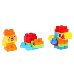 68 Piece Construction Block Set for Kids