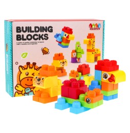 68 Piece Construction Block Set for Kids