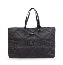 Childhome Quilted Black Family Travel Bag