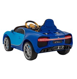 Bugatti Chiron pentru copii - albastru cu telecomandă