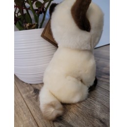 Realistic Plush Siamese Kitten 20 cm