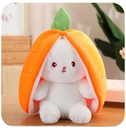 Carrot Bunny Plush 3-in-1 - Toy and Pillow