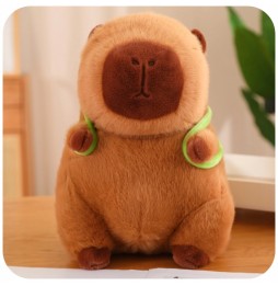 Plush Capybara with Backpack 23 cm