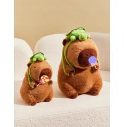 Plush Capybara with Backpack 23 cm