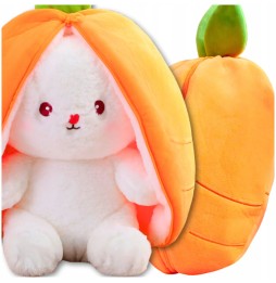 Carrot Bunny Plush 3-in-1 - Toy and Pillow