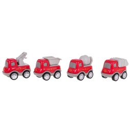 Tow Truck and Fire Truck Vehicle Set for Kids