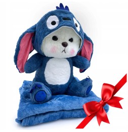 Large Stitch Toy with Blanket for Kids