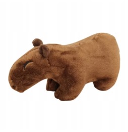 Plush Capybara Toy Dark Brown 20cm