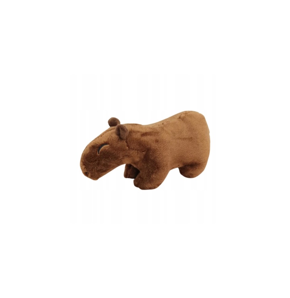 Plush Capybara Toy Dark Brown 20cm