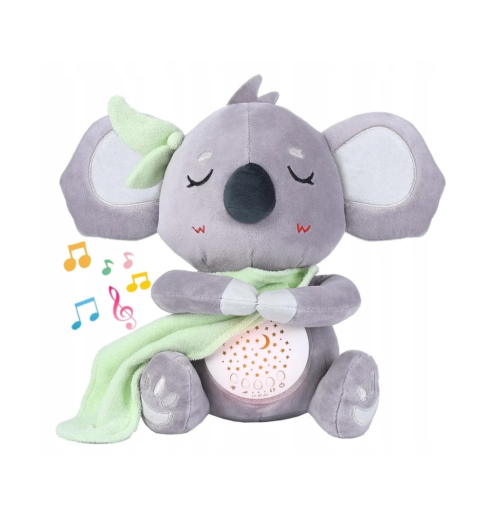 Koala with White Noise Night Lamp Projector