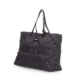 Childhome Quilted Black Family Travel Bag