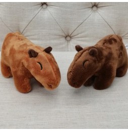 Plush Capybara Toy Dark Brown 20cm