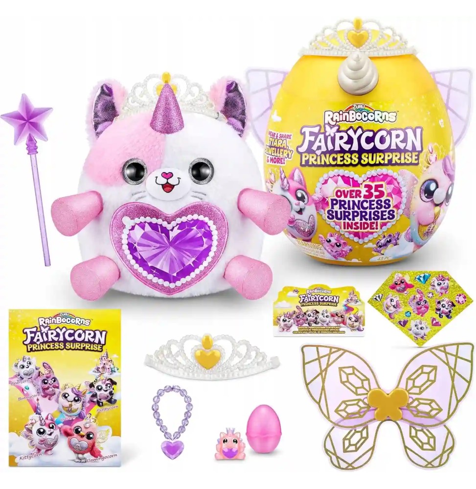 Rainbocorns Princess Plush Surprise