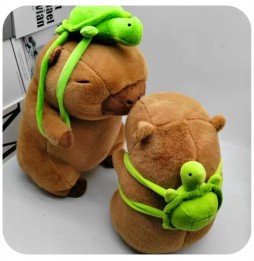 Plush Capybara with Backpack 23 cm