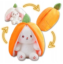 Bunny in Carrot 50 cm Plush Toy 2in1