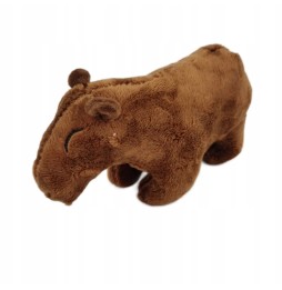 Plush Capybara Toy Dark Brown 20cm