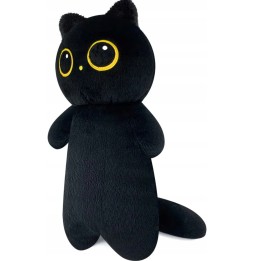 Plush Cat Pillow 90cm Black