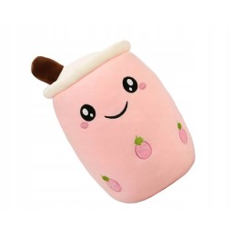 Strawberry Bubble Tea Plush Toy 35 cm