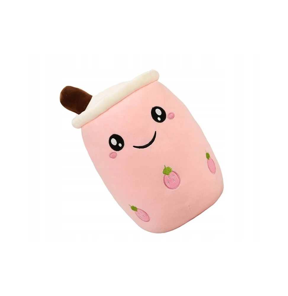 Strawberry Bubble Tea Plush Toy 35 cm