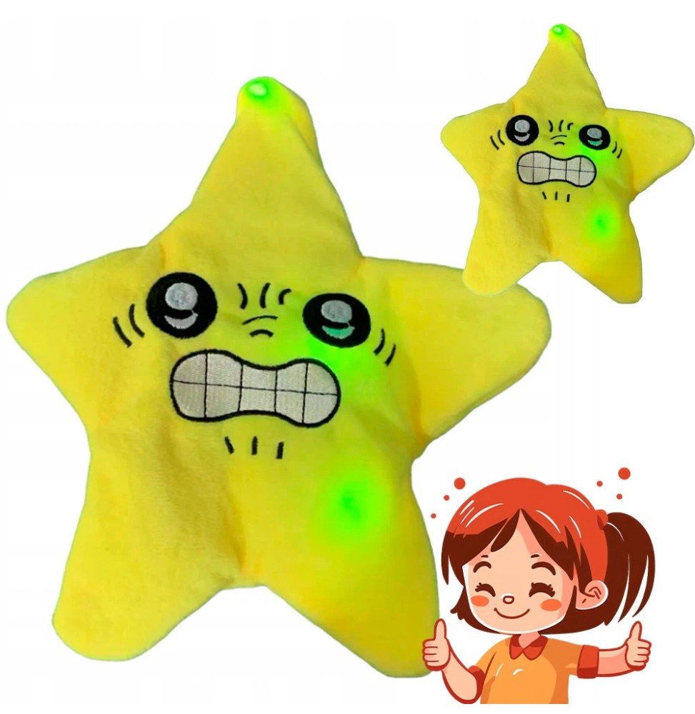 LED Plush Star Toy for Kids