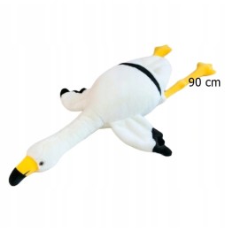 Pernă mascotă flamingo alb 90 cm