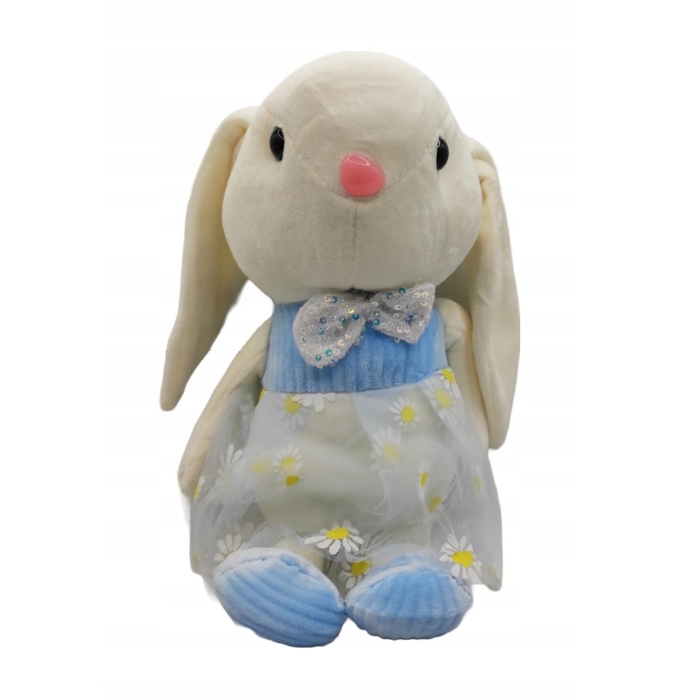 Pluszowy królik niebieski 30 cm