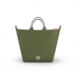 Greentom olive shopping bag