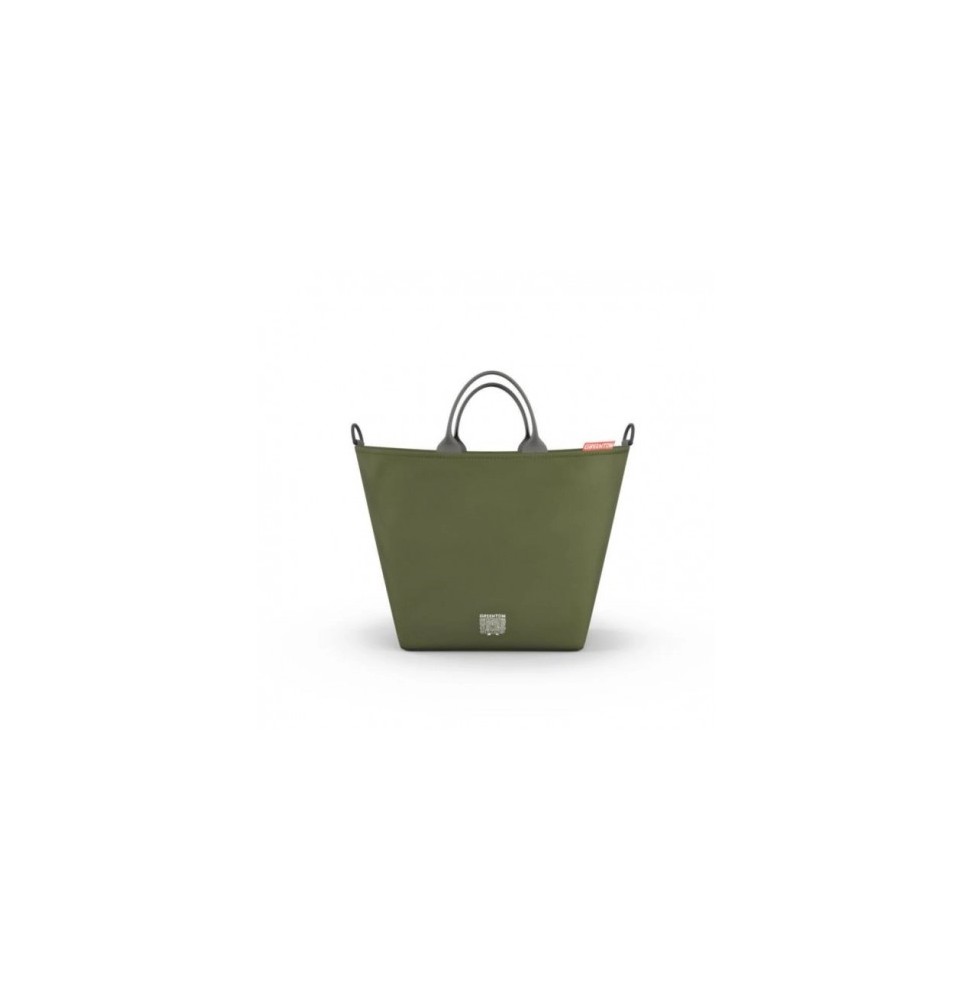 Greentom olive shopping bag