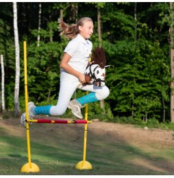 Hobby Horse Skippi A5 Biało Brązowy Koń