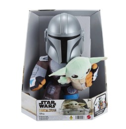 Mattel Star Wars Mandalorian i Grogu Pluszowe Figurki