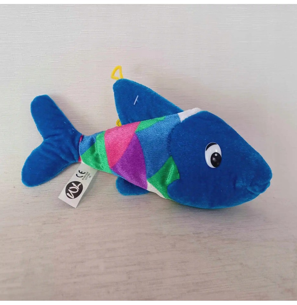 24 cm Fish Plush Toy - Colorful Velvet