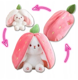 Plush Strawberry Rabbit Toy 35 cm