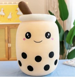 Maskotka pluszak Bubble Tea brzoskwinia 35 cm