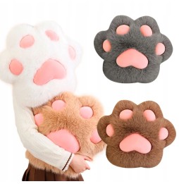 Paw-Shaped Plush Cushion 45cm