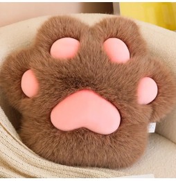 Paw-Shaped Plush Cushion 45cm