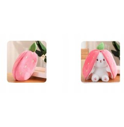 Plush Strawberry Rabbit Toy 35 cm