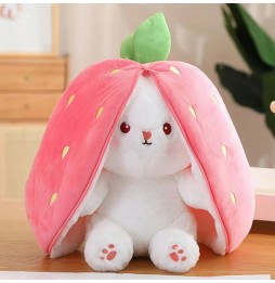 Plush Strawberry Rabbit Toy 35 cm