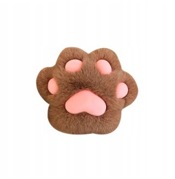 Paw-Shaped Plush Cushion 45cm