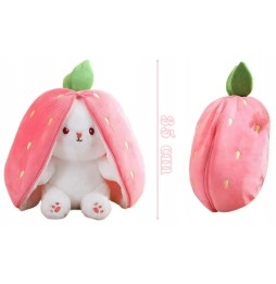 Plush Strawberry Rabbit Toy 35 cm