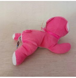 Pink Lying Bear BANANAS 20 cm