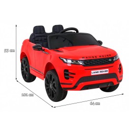 Range rover evoque dla dzieci - czerwony z pilotem i mp3