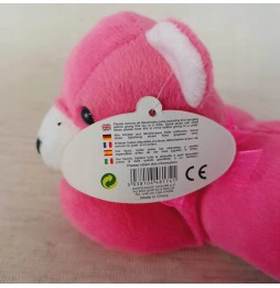 Pink Lying Bear BANANAS 20 cm