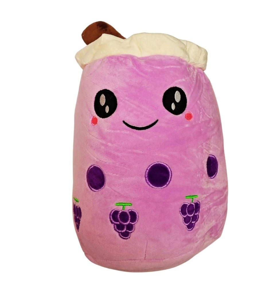 Plush Bubble Tea Grape Toy 28 cm