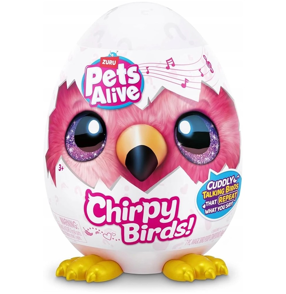 Pets Alive Chirpy Birds Interactive Plush Toy